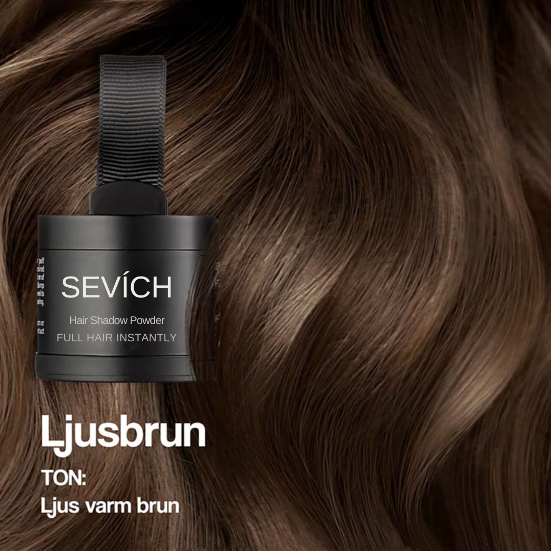 Sevich HairFusion – Professionell hårfiber för volym och gråhårstäckning