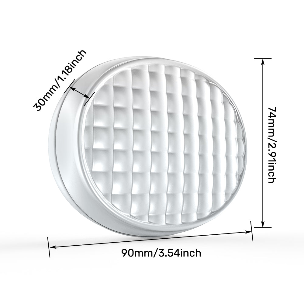 Elektroniska ögonpatchar med rött ljus och mikroström – mot mörka ringar