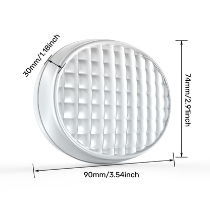 Elektroniska ögonpatchar med rött ljus och mikroström – mot mörka ringar