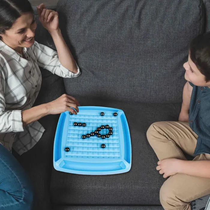 Magnetiskt Familjespel – Magnetkulor + Utmaningshjul