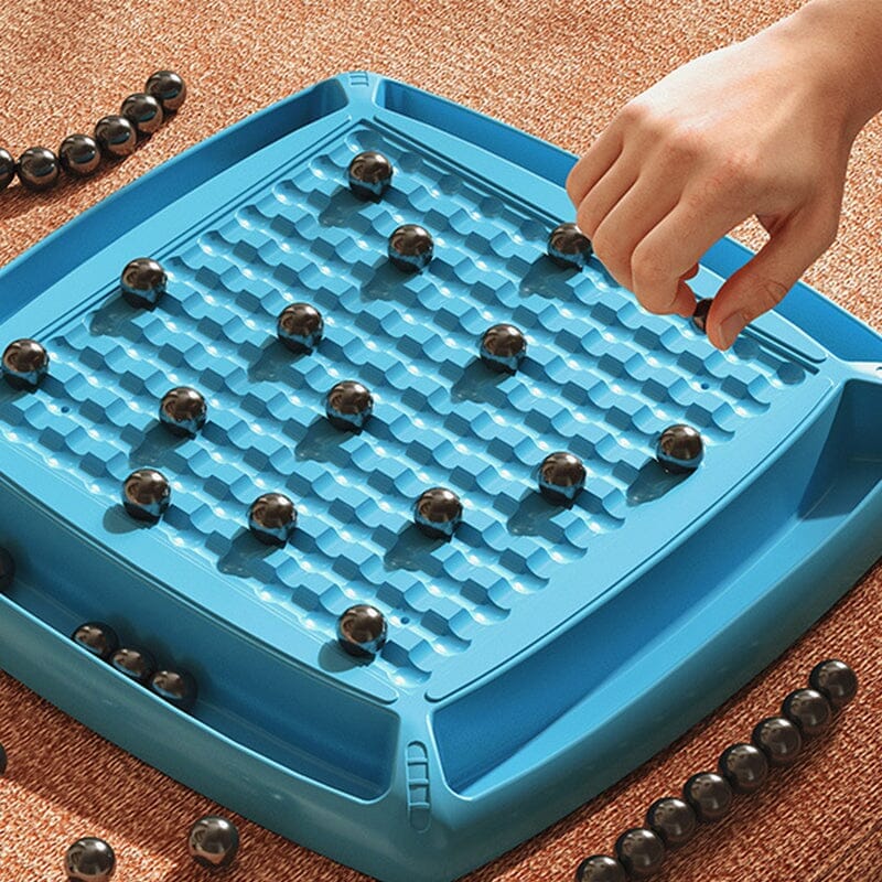 Magnetiskt Familjespel – Magnetkulor + Utmaningshjul