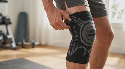 KneeFlex Pro™ – justerbart knästöd med precisionsratt