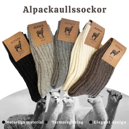 Alpackaullstrumpor – naturlig värme för kalla fötter