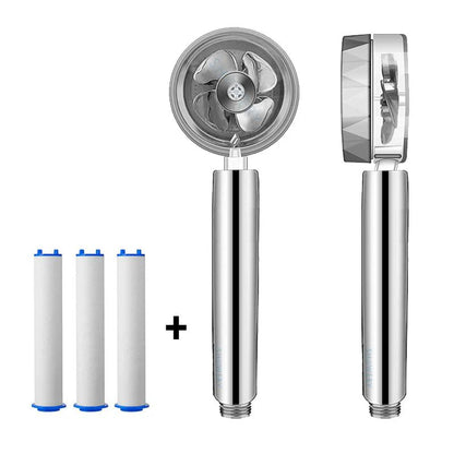 Turbo Duschmunstycke – Komplett Set med 3 Filter