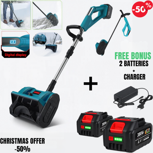 Batteridriven Snöskovel