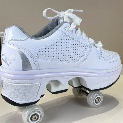 Sneakers med hjul – GlideStep 2-i-1 rullesko