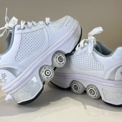 Sneakers med hjul – GlideStep 2-i-1 rullesko