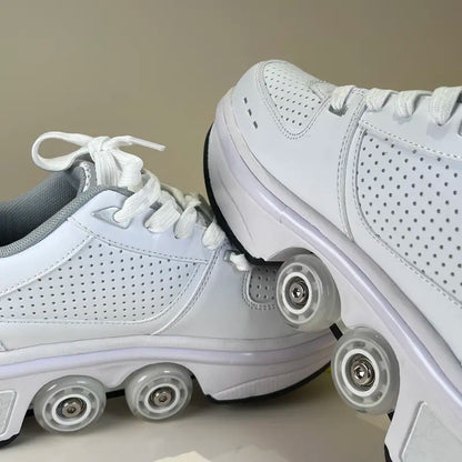 Sneakers med hjul – GlideStep 2-i-1 rullesko