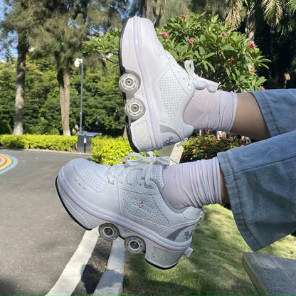 Sneakers med hjul – GlideStep 2-i-1 rullesko